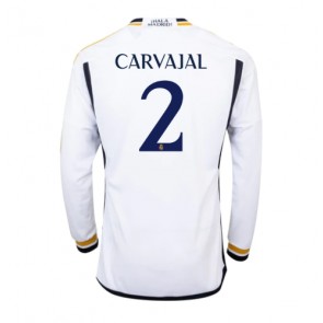 Real Madrid Daniel Carvajal #2 Koszulka Podstawowych 2023-24 Długi Rękaw